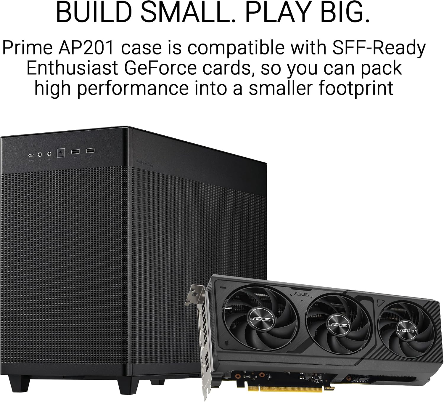ASUS Prime AP201 Micro ATX PC Case